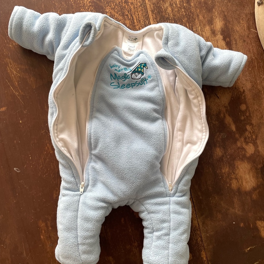 Baby Merlin’s Magic Sleep Suit - Blue